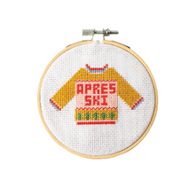 Load image into Gallery viewer, Apres Ski Christmas Jumper Cross Stitch Kit