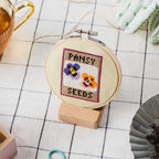 Pansy Seeds Beginner Cross Stitch Kit