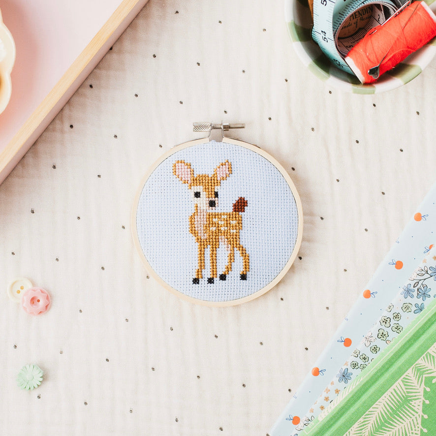 Deer Beginner Cross Stitch Kit