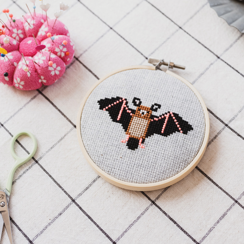 Bat Cross Stitch Kit