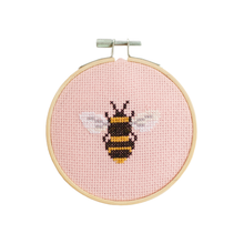 Load image into Gallery viewer, Bee Cross Stitch Kit