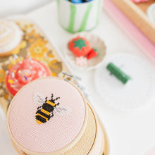 Load image into Gallery viewer, Bee Cross Stitch Kit