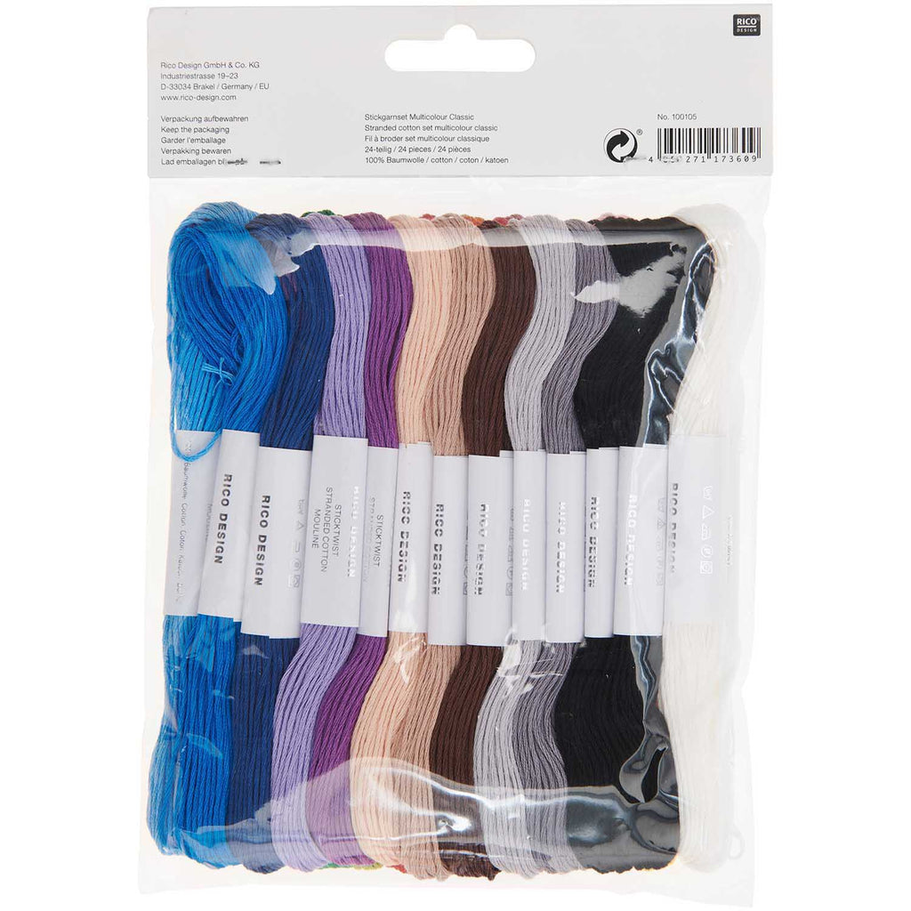 Bumper pack of Embroidery Threads - 24 Skeins