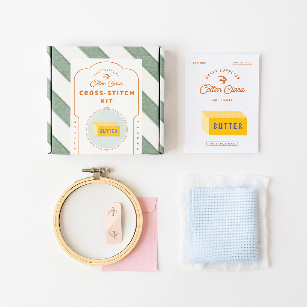 Butter Cross Stitch Kit
