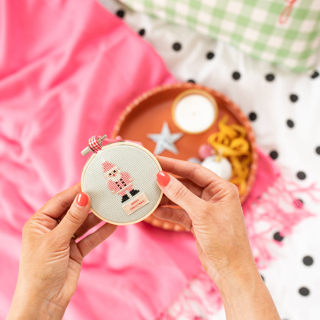 Santa Mini Cross Stitch PDF Pattern – Instant Download