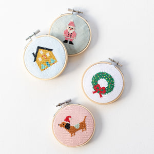 Santa Mini Cross Stitch PDF Pattern – Instant Download