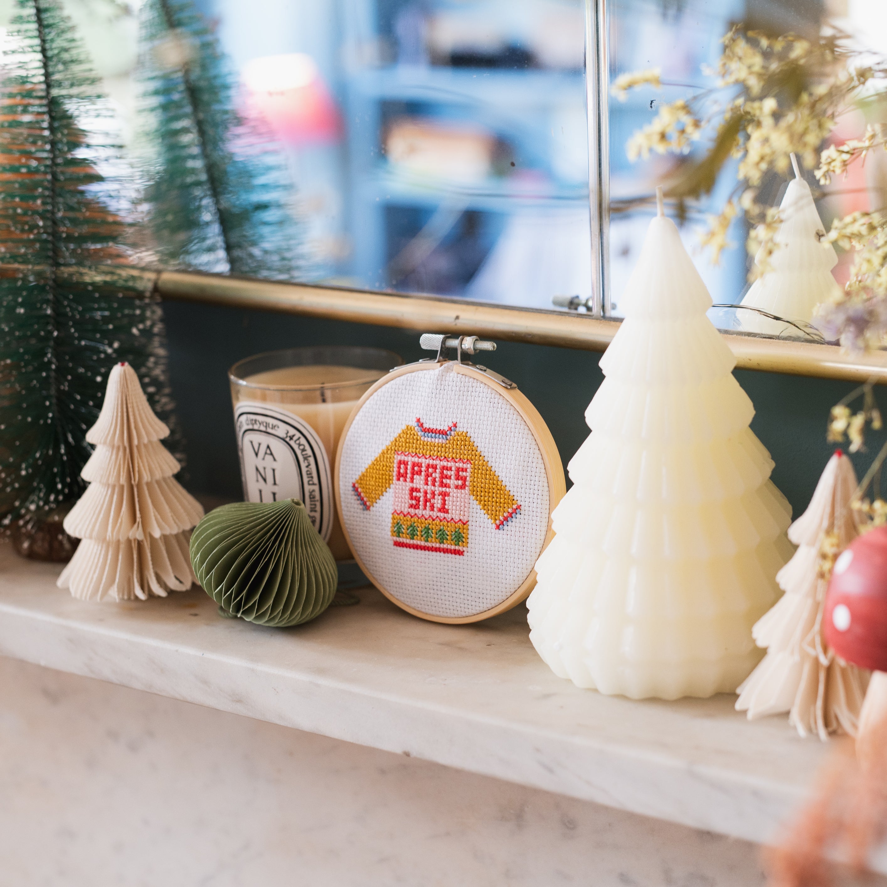 Apres Ski Mini Cross Stitch PDF Pattern – Instant Download