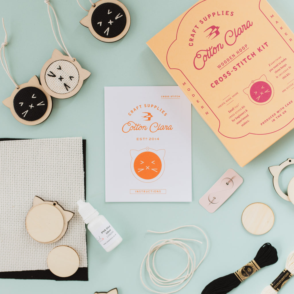 Mini Cats Cross Stitch Kit