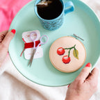 Cherry Mini Cross Stitch PDF Pattern – Instant Download
