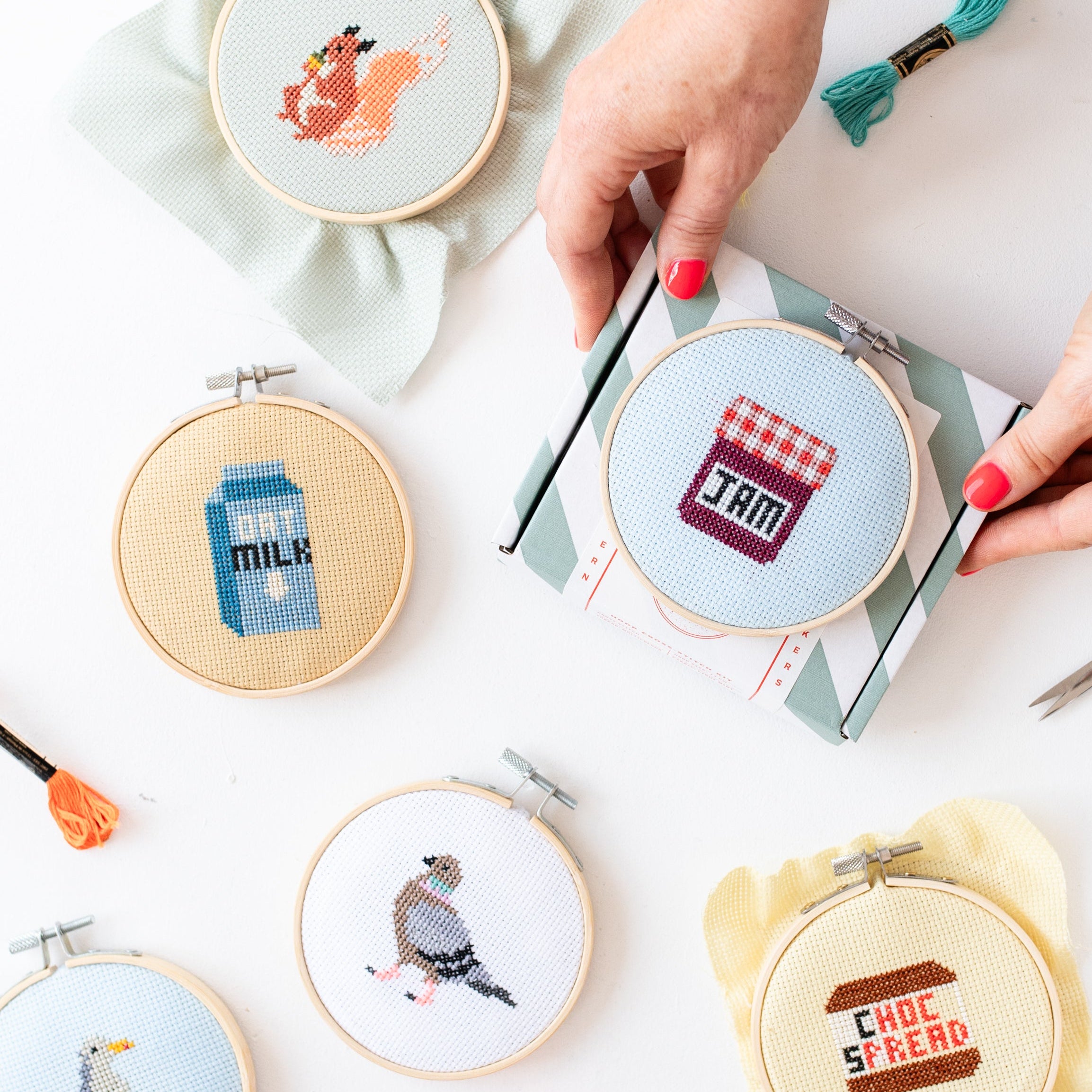 Jam Mini Cross Stitch PDF Pattern – Instant Download