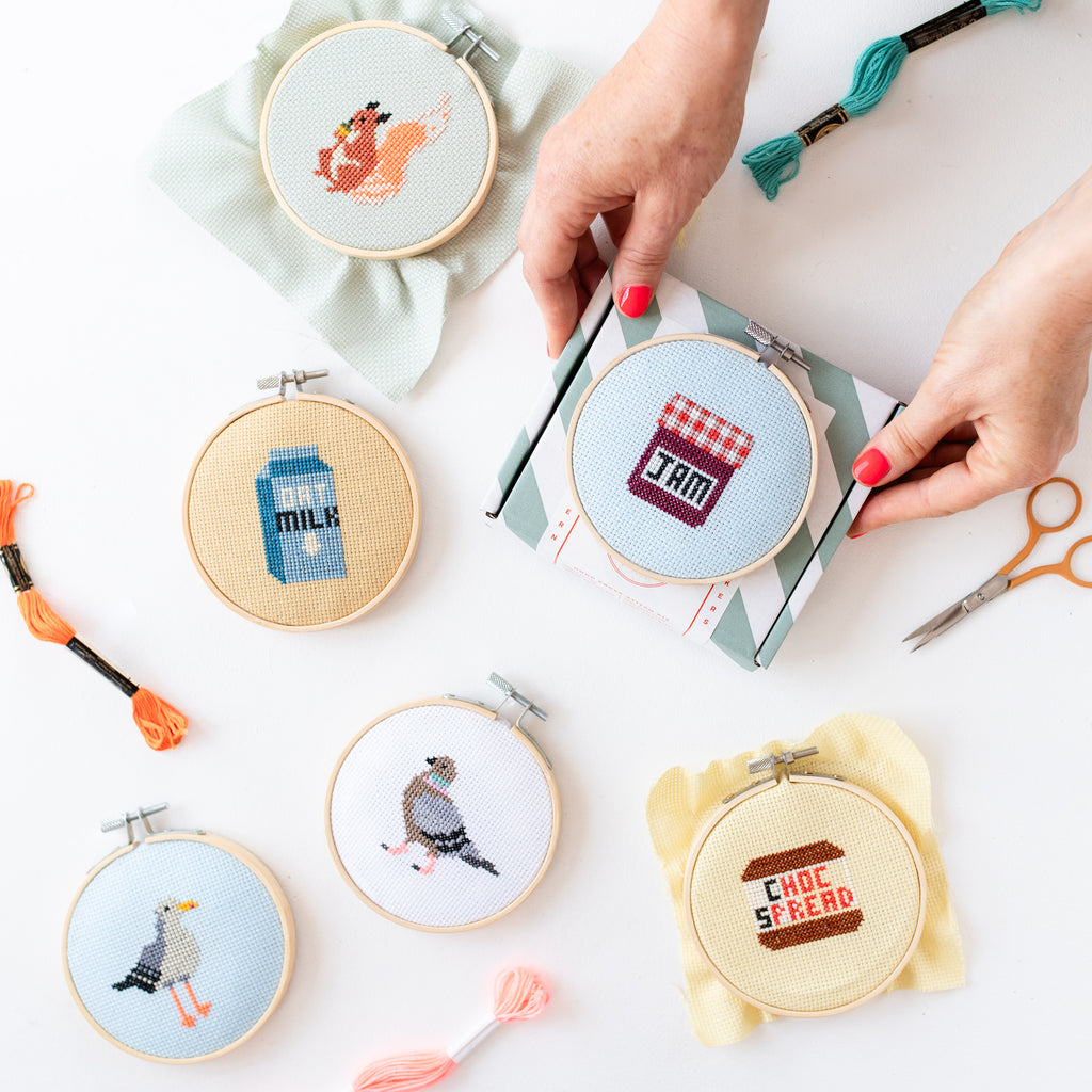 Choc Spread Mini Cross Stitch PDF Pattern – Instant Download