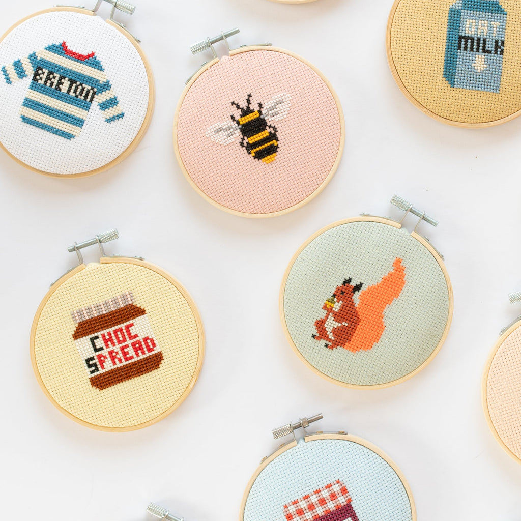 Choc Spread Mini Cross Stitch PDF Pattern – Instant Download