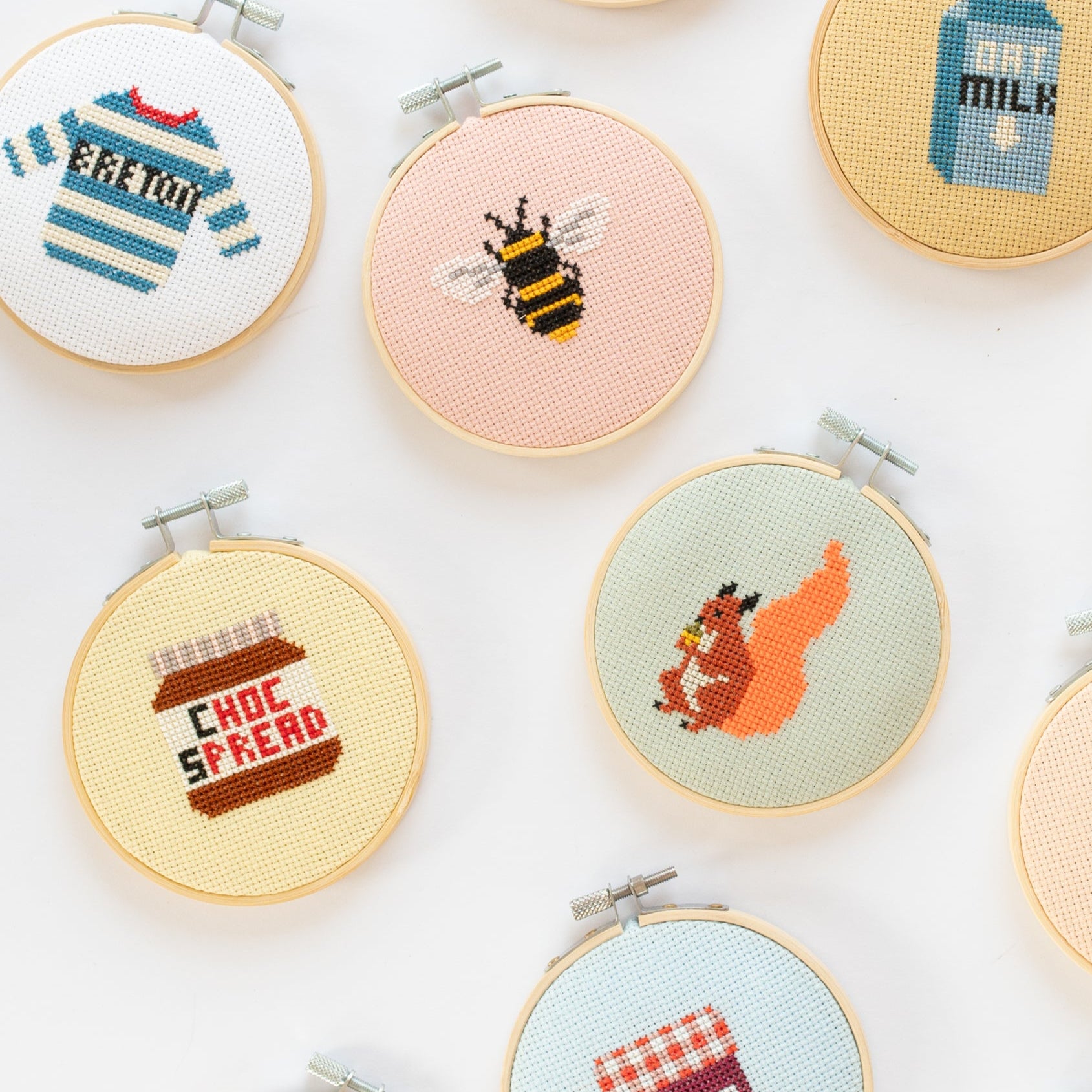 Choc Spread Mini Cross Stitch PDF Pattern – Instant Download