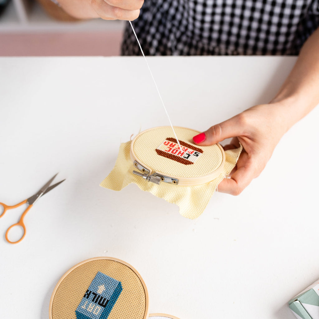 Choc Spread Mini Cross Stitch PDF Pattern – Instant Download