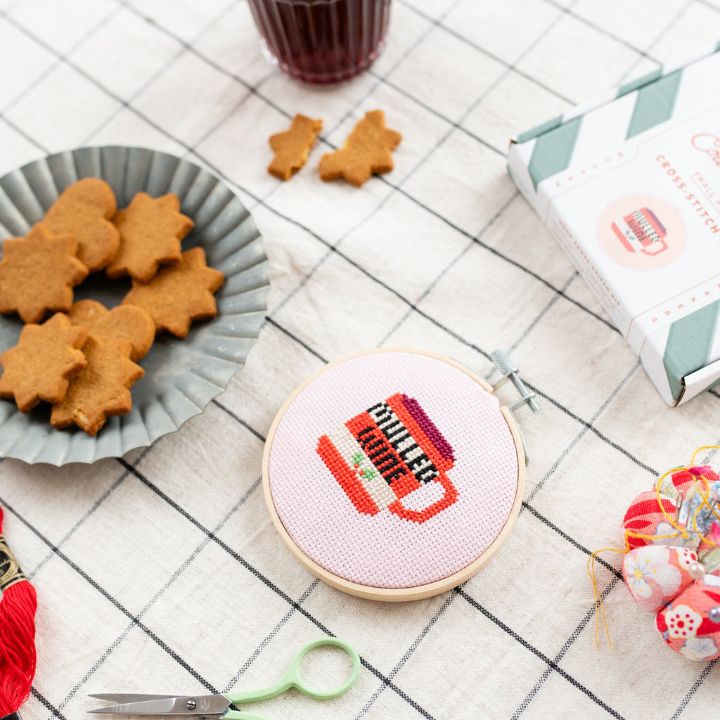 Mulled Wine Mini Cross Stitch PDF Pattern – Instant Download