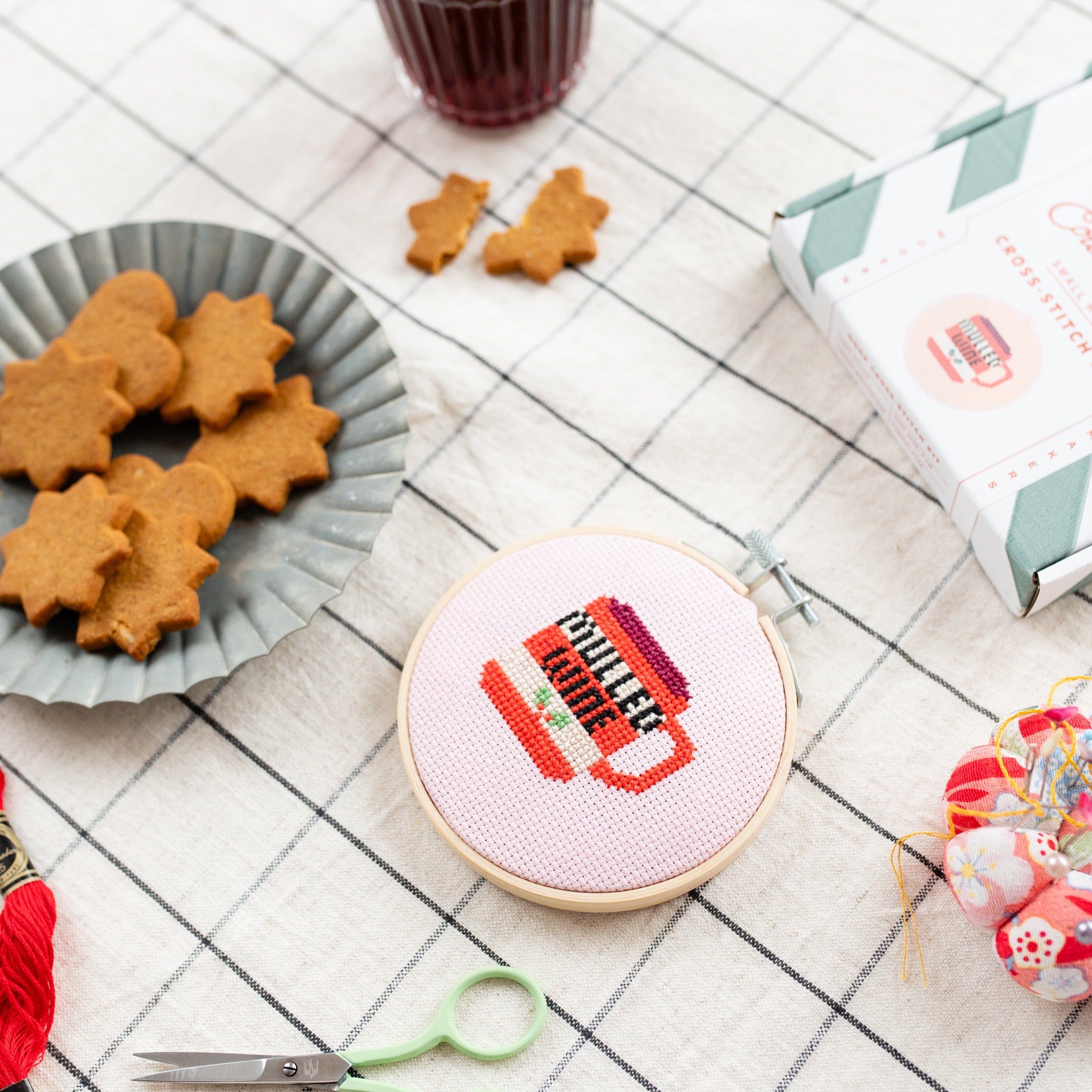 Mulled Wine Mini Cross Stitch PDF Pattern – Instant Download