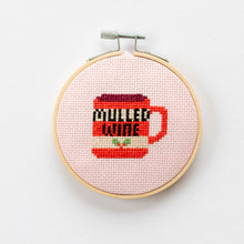 Load image into Gallery viewer, Mulled Wine Mini Cross Stitch PDF Pattern – Instant Download