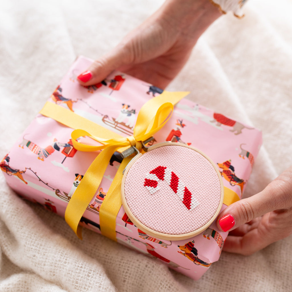 Candy Cane Mini Cross Stitch PDF Pattern – Instant Download