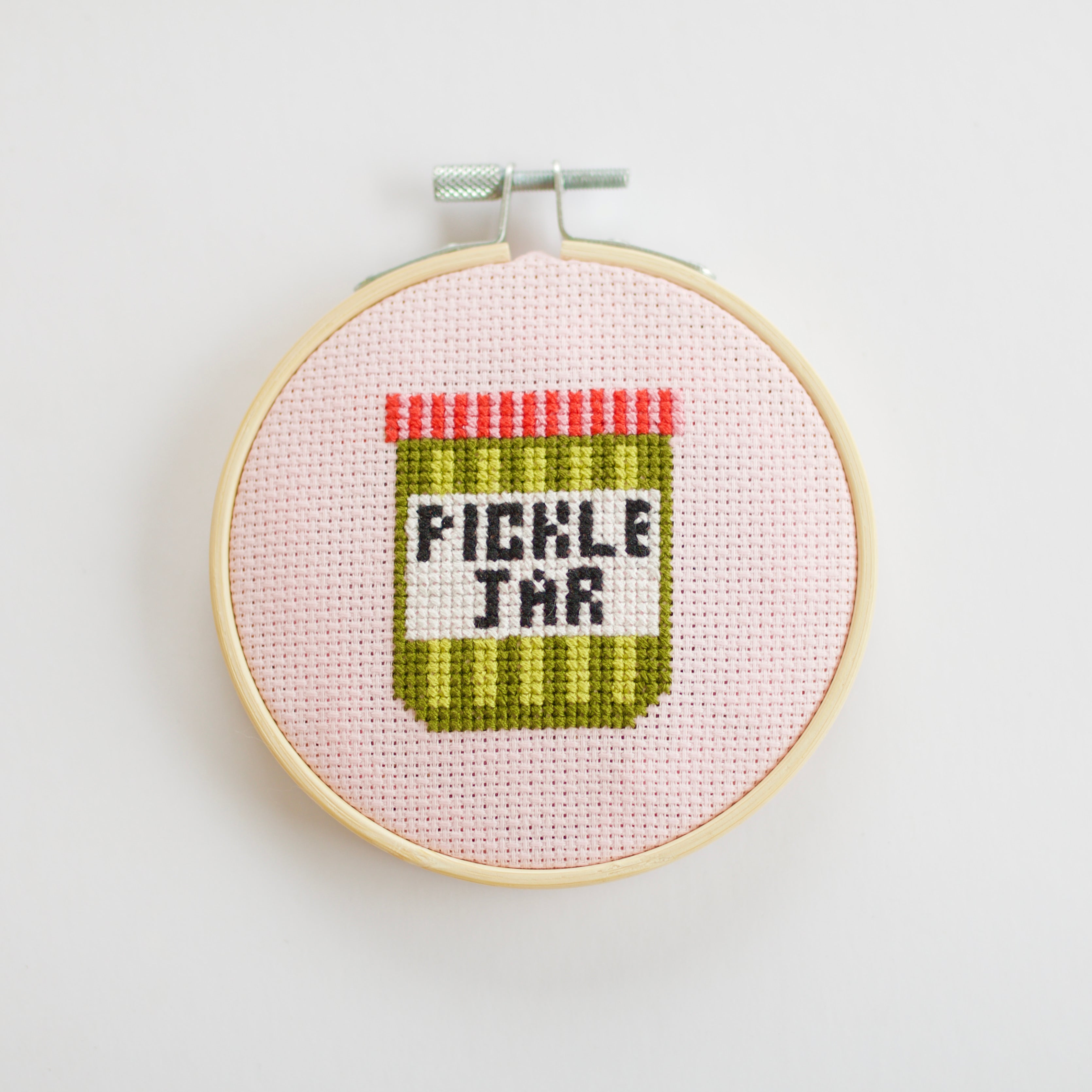 Pickle Mini Cross Stitch PDF Pattern – Instant Download