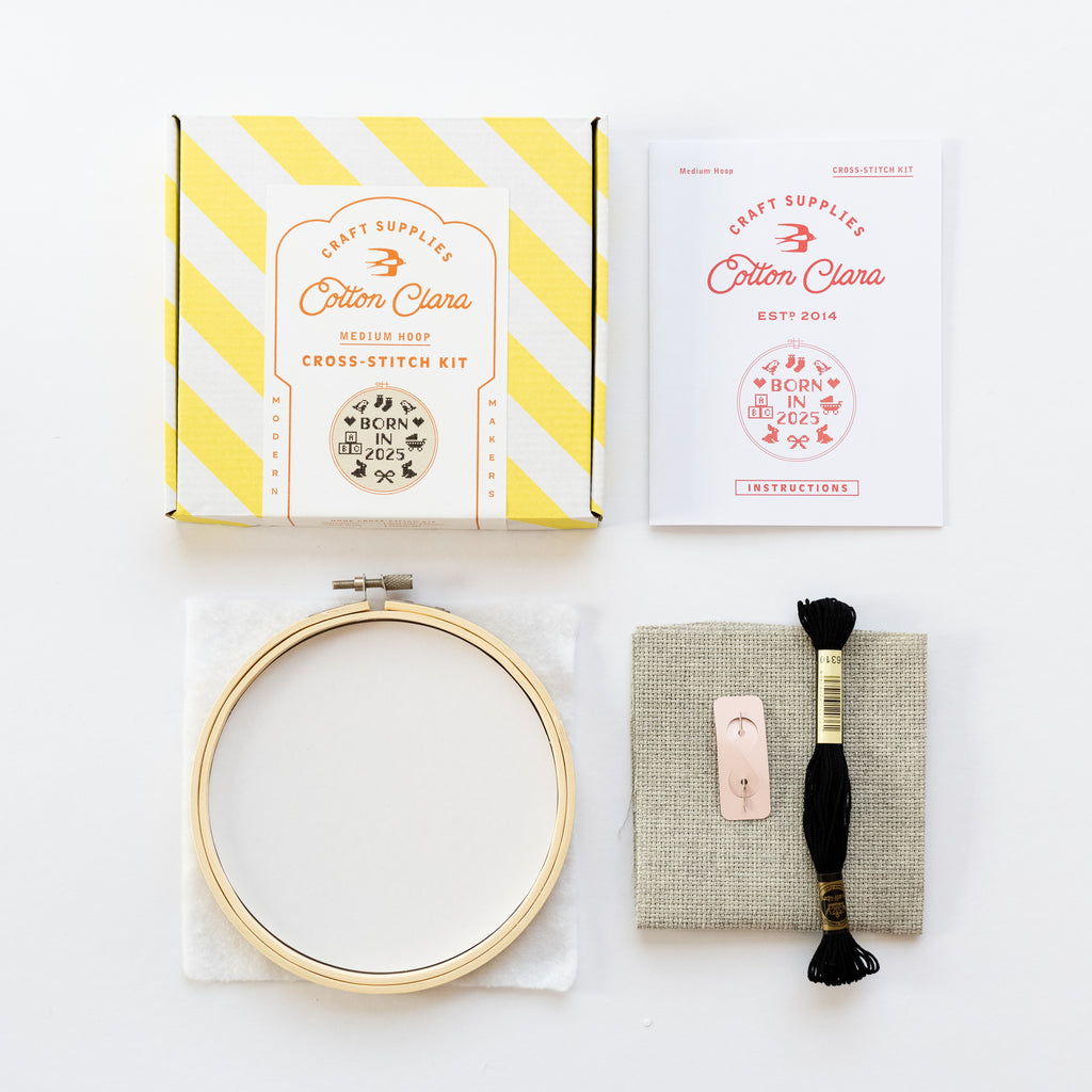 Born In 2025 Cross Stitch Kit