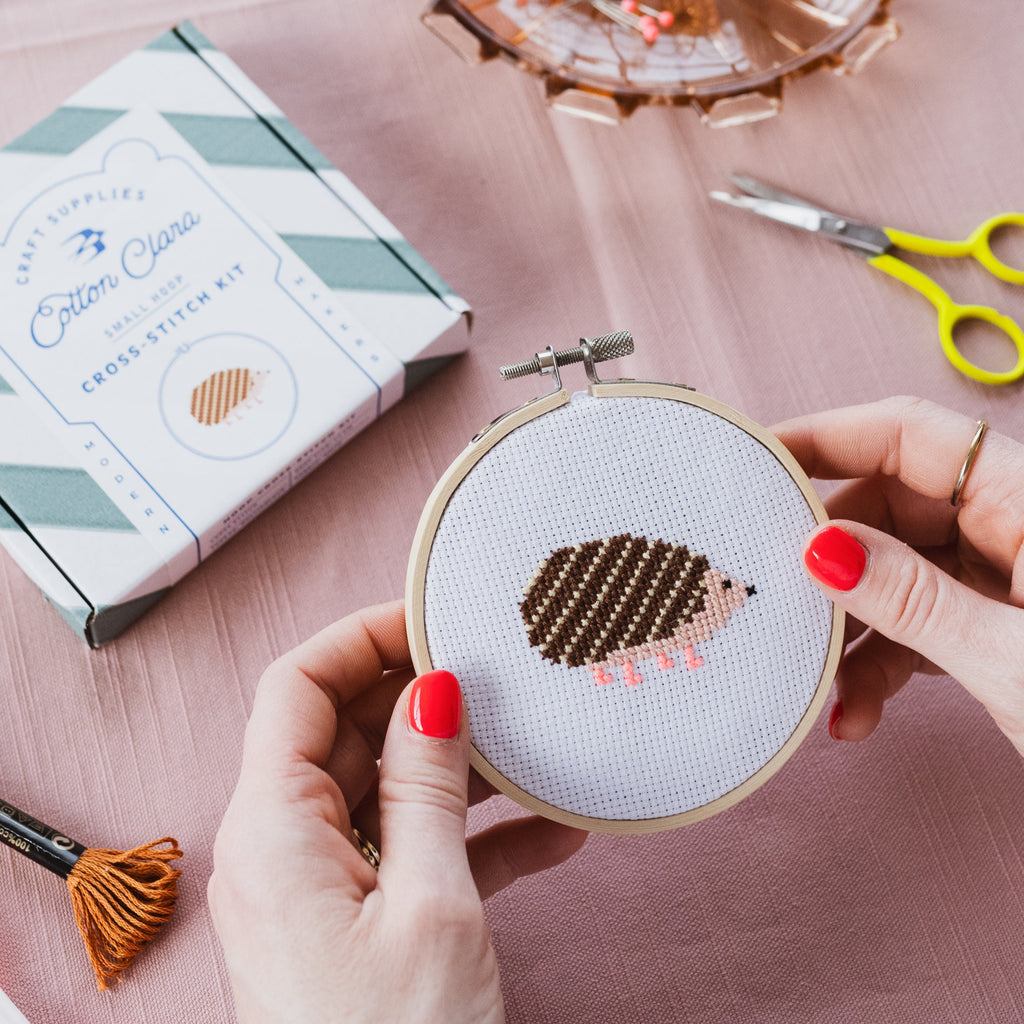Hedgehog Mini Cross Stitch PDF Pattern – Instant Download