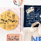 New York x Maptote Embroidery Hoop Kit