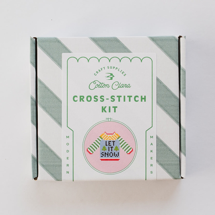 Let it Snow Cross Stitch Kit