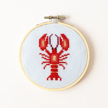 Load image into Gallery viewer, Lobster Cross Stitch Kit
