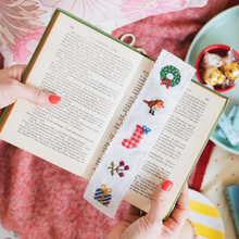Load image into Gallery viewer, Christmas Cross Stitch Bookmark Kit