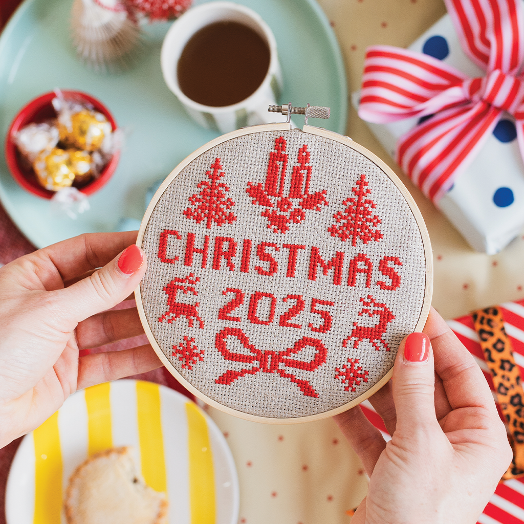 Christmas Year Cross Stitch Kit 2025