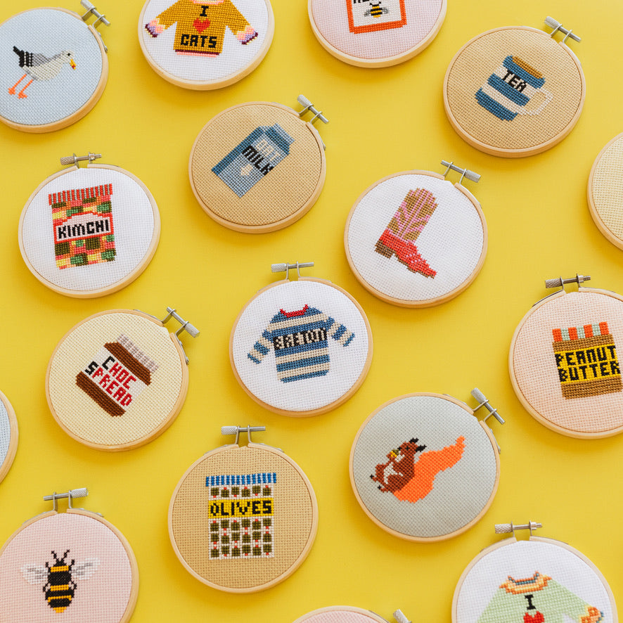 Squirrel Mini Cross Stitch PDF Pattern – Instant Download