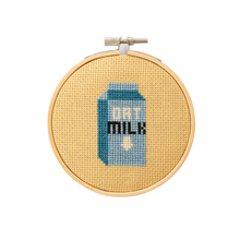 Load image into Gallery viewer, Oat Milk Cross Stitch Kit