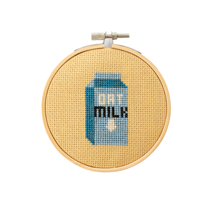 Oat Milk Cross Stitch Kit