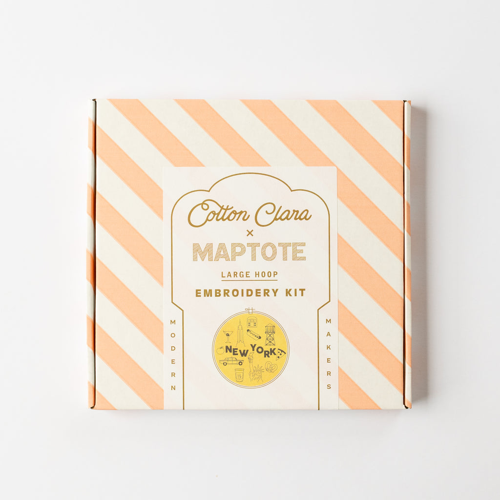 New York x Maptote Embroidery Hoop Kit