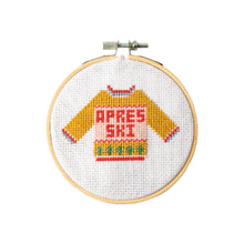 Load image into Gallery viewer, Apres Ski Christmas Jumper Cross Stitch Kit