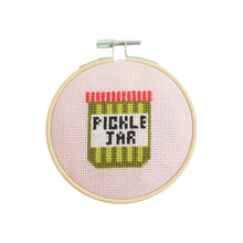 Load image into Gallery viewer, Pickle Jar Cross Stitch Kit