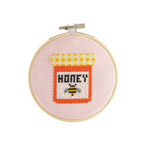 Honey Mini Cross Stitch PDF Pattern – Instant Download
