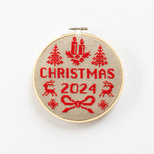 Annual Christmas Cross Stitch Kit 2024/2025 - PDF Download