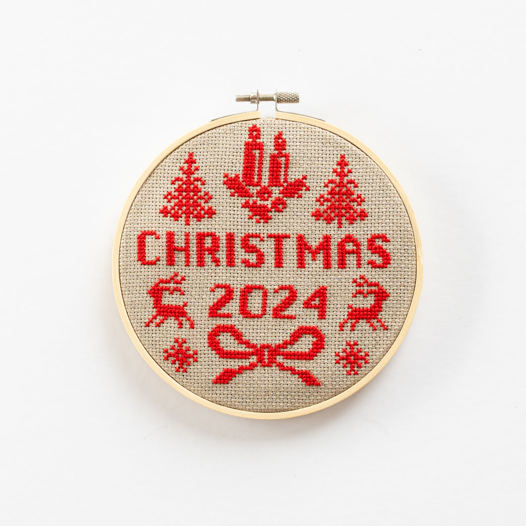 Annual Christmas Cross Stitch Kit 2024/2025 - PDF Download