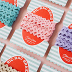 4 x Metres of Ric Rac Trimming on Colourful Bobbin