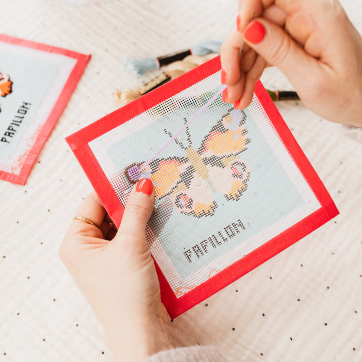 Beginner Needlepoint Kit - Butterfly