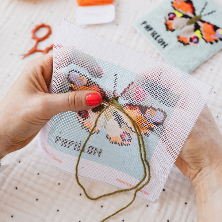 Butterfly Needlepoint - One Off Box