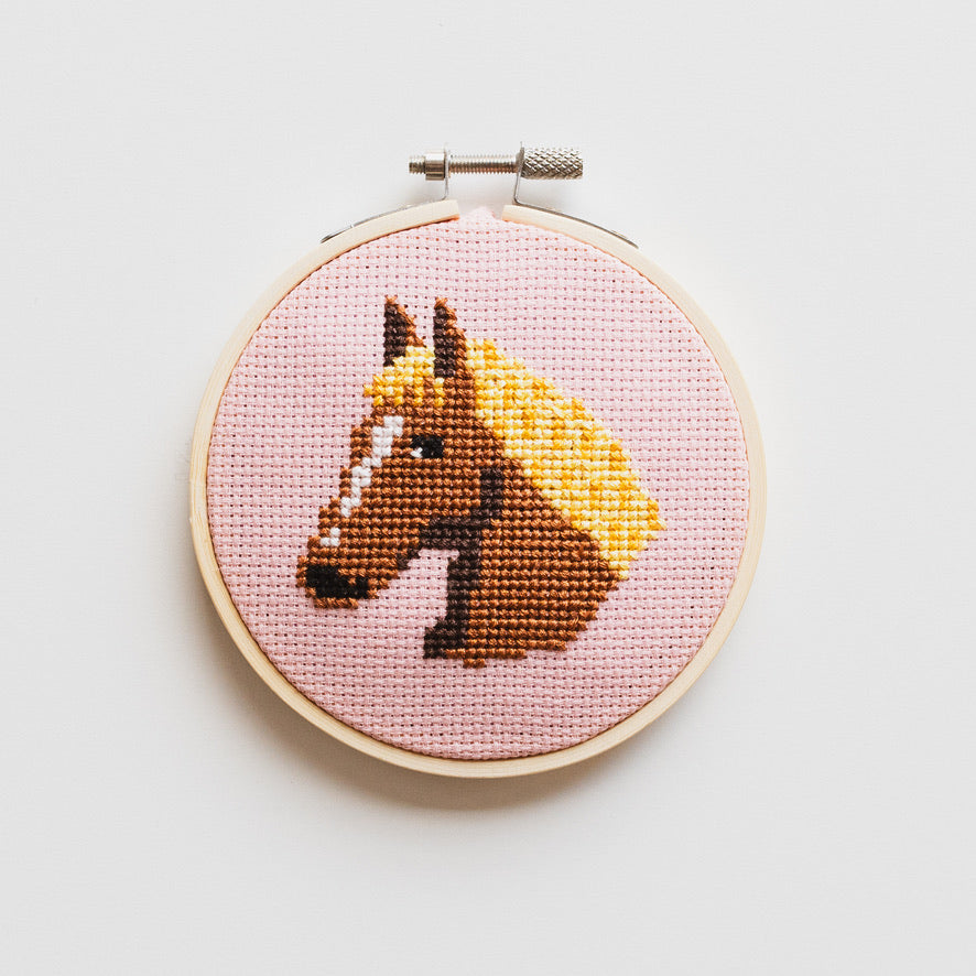 Horse Beginner Cross Stitch Kit