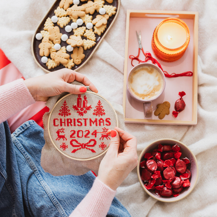 Christmas Year Cross Stitch Kit 2025