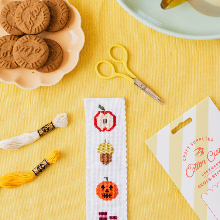 Autumn Cross Stitch Bookmark Kit