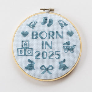 Born In 2025 Cross Stitch Kit PDF Pattern Only