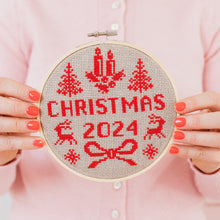 Load image into Gallery viewer, Annual Christmas Cross Stitch Kit 2024/2025 - PDF Download