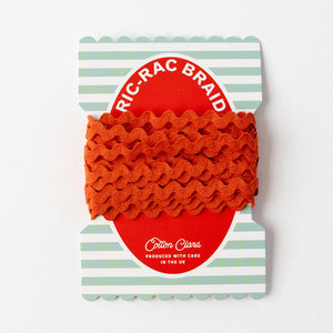 4 x Metres of Ric Rac Trimming on Colourful Bobbin