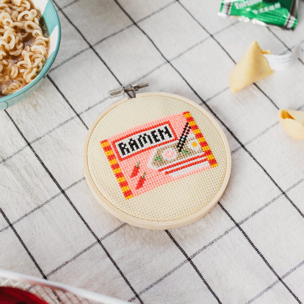 Ramen Cross Stitch PDF Pattern – Instant Download