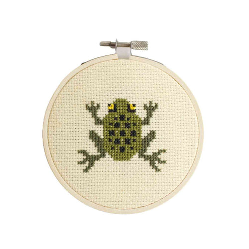 Frog Cross Stitch Kit